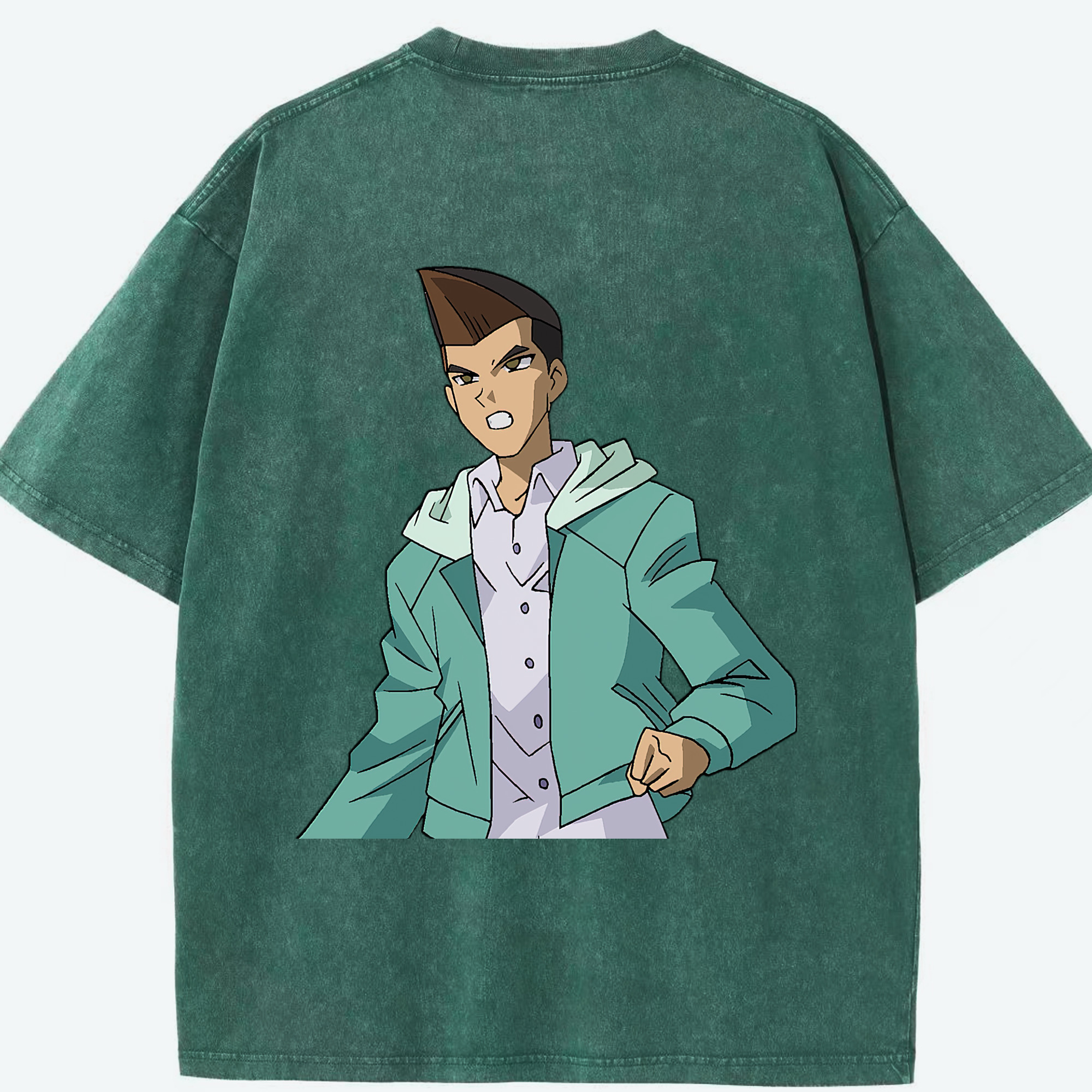 （画像用） 遊☆戯☆王 Yu-Gi-Oh! 綿100% ヴィンテージ風 半袖Tシャツ（背面プリント）